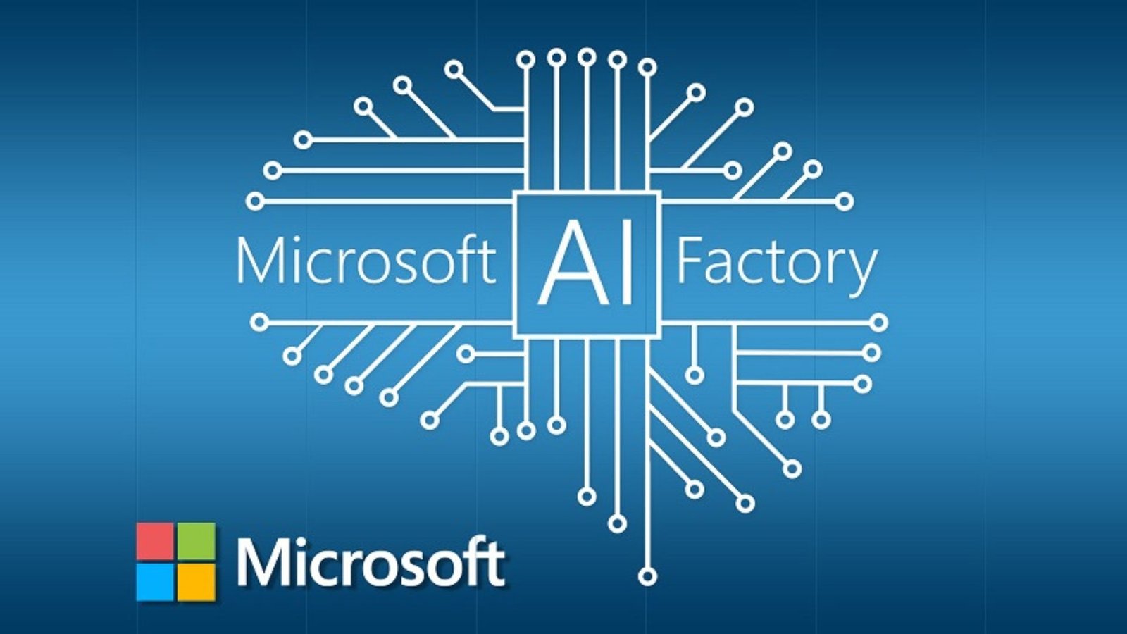 Microsoft and AI logo